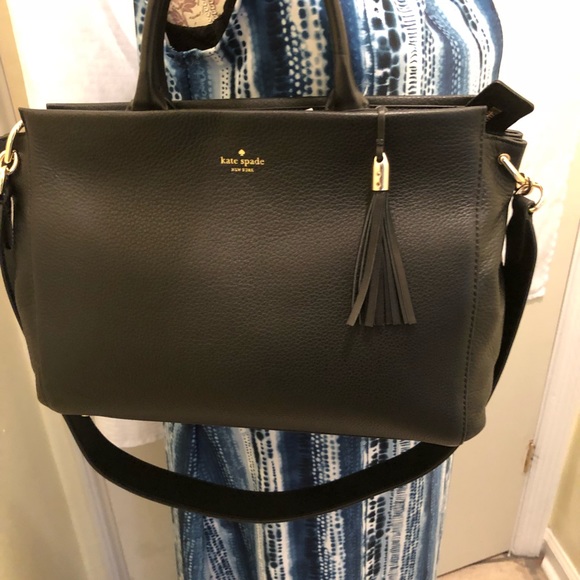 ♠️KATE SPADE leather LARSON SATCHEL - Picture 7 of 7